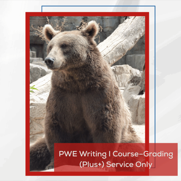 PWE Writing I Course–Grading (Plus+) Service Only (Use With WriteShop® I Books)